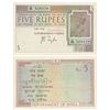 Image 1 : George V,  Rupees 5,  1st issue,  1925