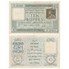 Image 1 : George V,  Rupees 10,  1st issue,  1925