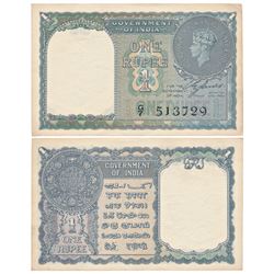 George VI,  Rupee 1,  1944,  signed C. E. Jones