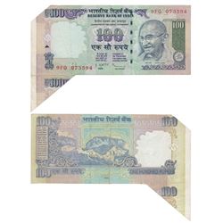 Rupees 100,  2009,  signed D. Subbarao,  Error