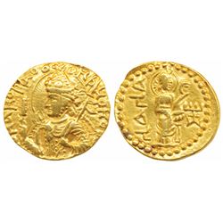 Kushanas,  Huvishka,  Gold Dinar,  7.86g