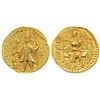 Image 1 : Kushanas,  Kanishka II,  Gold Dinar,  7.9g