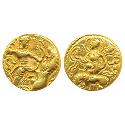 Guptas,  Chandragupta II,  Gold Dinar,  7.65g