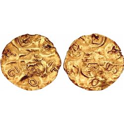 Chalukyas of Vengi,  Raja Raja Chalukya,  Gold Pagoda,  4.29g