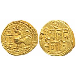 Kadambas of Goa,  Anonymous,  Gold Gadyana,  3.76g