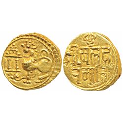 Kadambas of Goa,  Anonymous,  Gold Gadyana,  3.76g