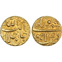 Akbar,  Gold Mohur,  10.89g,  Lahore Mint