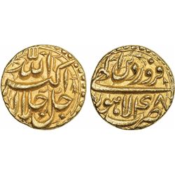 Akbar,  Gold Mohur,  10.9g,  Lahore Mint