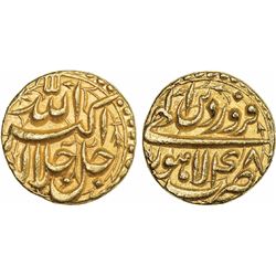 Akbar,  Gold Mohur,  10.9g,  Lahore Mint