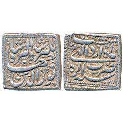 Jahangir,  Silver Square Rupee,  11.38g