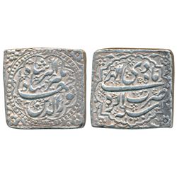 Jahangir,  Silver Square Rupee,  11.34g