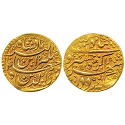 Jahangir,  Gold Heavy Mohur,  Nurjahani,  13.62g