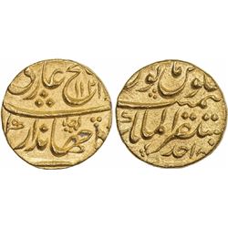 Jahandar Shah,  Gold Mohur,  10.91g