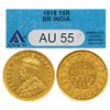 Image 1 : George V,  Gold 15 Rupees,  1918