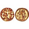 Image 1 : 18th to 19th century,  Gold Token,  3.24g