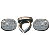 Image 1 : Oval Silver Ring,  10.27g