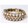 Image 2 : Webb 18K & 14K Gold Bracelet with Pearls & Jewels