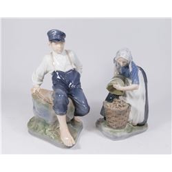 2 Royal Copenhagen Figures