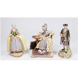 3 Porcelain Figures