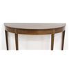 Image 2 : George III Style Banded Demilune Console Table