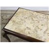 Image 4 : Marble-Top Coffee Table with Bronze Ormolu