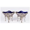 Image 1 : Pair 19th C. Continental Silver Compotes