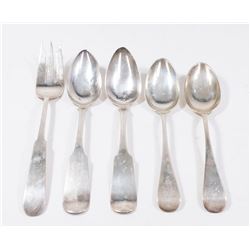 Lot 5 Silver Serving Pieces