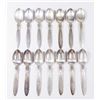 Image 1 : 14 Georg Jensen Sterling Silver Teaspoons