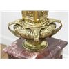 Image 6 : Pair Rouge Marble & Bronze Pedestals