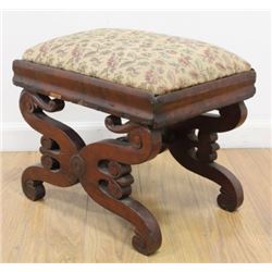 Late Federal Mahogany Stool