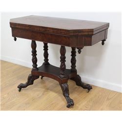 Federal Mahogany Card Table