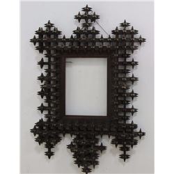Folk Art Geometric Mirror