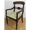 Image 2 : Set 7 Regency Mahogany Dining Chairs