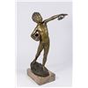 Image 1 : Bronze Sculpture, Boy Holding Crab and Pot