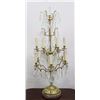 Image 2 : Pair Bronze & Crystal 12-Light Candelabra
