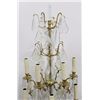 Image 3 : Pair Bronze & Crystal 12-Light Candelabra
