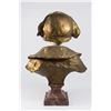 Image 5 : Gilt Bronze & White Marble Bust of Young Lady
