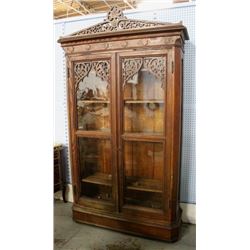 Gothic Revival Oak Bookcase