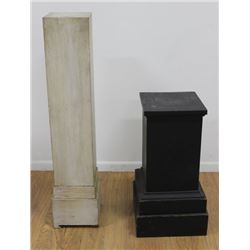 2 Wooden Pedestals
