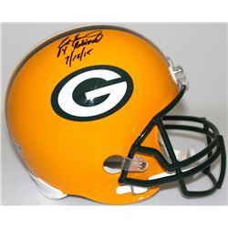 Brett Favre Signed LE Packers Full-Size Helmet Inscribed "4 Retired 7/18/15" #13/44 (Favre Hologram 