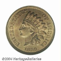 1859 P1C Indian Cent, Judd-228, Pollock-272, R.1, MS65 PCGS.