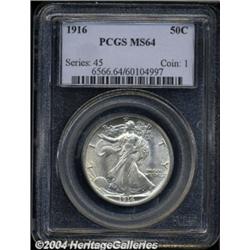 1916 50C MS64 PCGS.