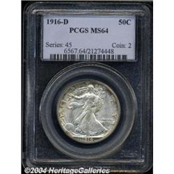 1916-D 50C MS64 PCGS.