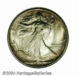 1917-D 50C Obverse MS65 NGC.