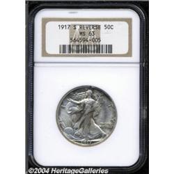 1917-S 50C Reverse MS63 NGC.