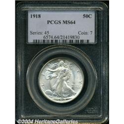 1918 50C MS64 PCGS.