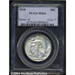 1918 50C MS64 PCGS.