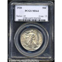 1920 50C MS64 PCGS.