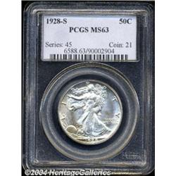 1928-S 50C MS63 PCGS.