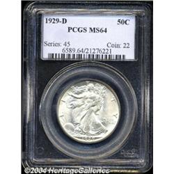 1929-D 50C MS64 PCGS.